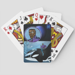 Vissen Thema verjaardagsfeestje voorkeur speelkaar Pokerkaarten