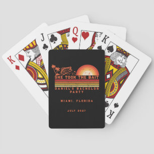Vissen Thema Weekend Trip Vrijgezellenfeest Pokerkaarten