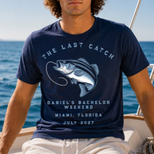 Vissen Thema Weekend Trip Vrijgezellenfeest T-shirt