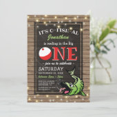 Vissen Theme Birthday | Robuust de grote Kaart (Staand voorkant)