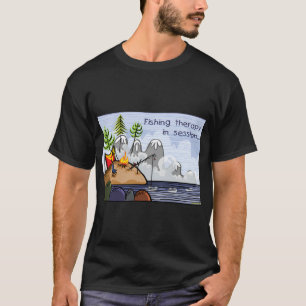 Vissen therapie t-shirt