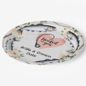 Vissen  Trouwthema voor visliefhebbers Papieren Bordje (Gekanteld)