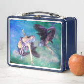 Vissen - Twee zeemeerminnen zwemmen in een lus (In situ)