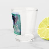 Vissen - Twee zeemeerminnen zwemmen in een lus Shot Glas (Rechts)