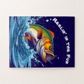 Vissen uit Water-Reelin in de Fun Legpuzzel (Horizontaal)