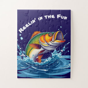Vissen uit Water-Reelin in de Fun Legpuzzel
