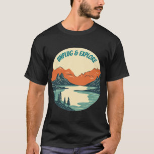 Vissen US Amerikaanse Vlag Baars Vis Visser Camo T-shirt