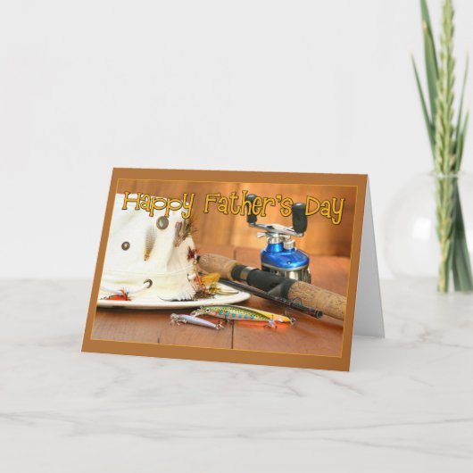 Vissen Vaderdag Kaart (Voorkant)