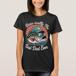 Vissen Vaderdag - Papa Visser Verjaardag T-shirt