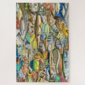 Vissen van de Atlantische Oceaan en de Golf van Me Legpuzzel (Verticaal)