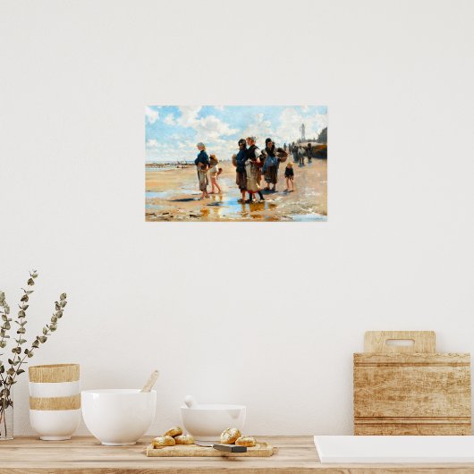 Vissen van John Singer Sargent Poster (Keuken)