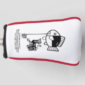 Vissen vangen mensen golfheadcover (Voorkant)