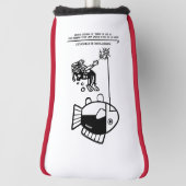 Vissen vangen mensen golfheadcover (Draai 90)