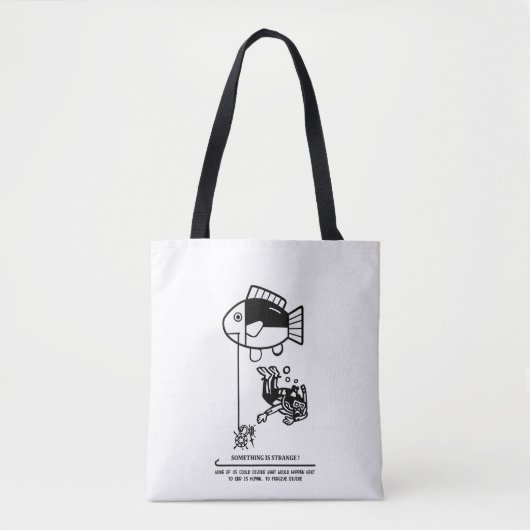 Vissen vangen mensen tote bag (Voorkant)