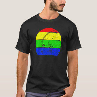 Vissen Vintage Cool Vissen Visser Buitenleven Spo T-shirt