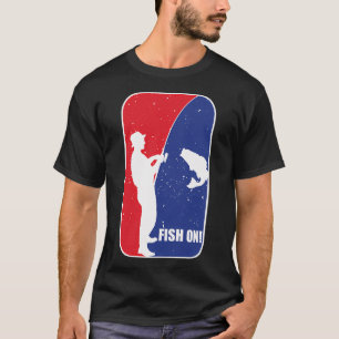 Vissen - vis aan de haak! t-shirt