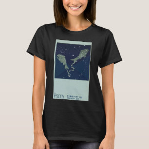 Vissen Vis Constellatie Zodiac Astrologie T-shirt