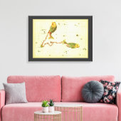 Vissen Vis, sterrenbeeld Urania's Mirror Canvas Afdruk (Insitu (Woonkamer))