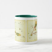 Vissen Vis, sterrenbeeld Urania's Mirror Mok (Midden)