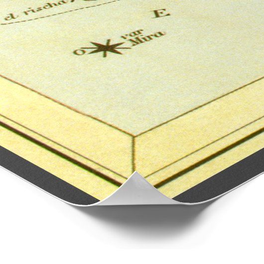 Vissen Vis,  sterrenbeeld Urania's Mirror Poster (Hoek)