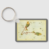 Vissen Vis, sterrenbeeld Urania's Mirror Sleutelhanger (Achterkant)