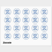 Vissen Vis Symbool Horoscoop Zodiac Teken Stickers (Vel)