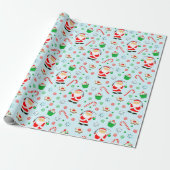 Vissen Visser Kerstmis Cadeaupapier (Uitgerold)