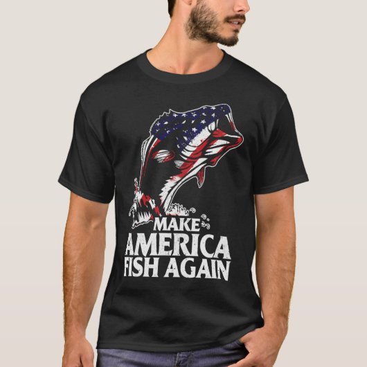 Vissen voor de VS T-shirt (Voorkant)