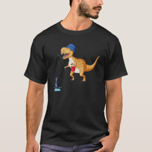 Vissen Voor Jongens Fishsaurus Rex Dinosaur Jonger T-shirt