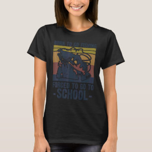 Vissen voor kinderen geboren om te vissen Visser T T-shirt