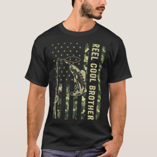 Vissen Voor Mannen Bro Visser Haspel Cool Broer T-shirt