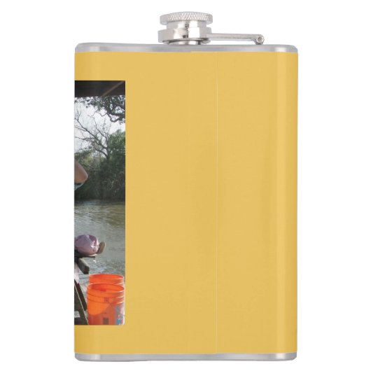 Vissen voor Reds Heupfles (Achterkant)