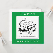 Vissen vragen zich af of er een God-cartoon is Kaart (Voorkant / Achterkant in situ)