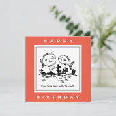 Vissen vragen zich af of er een God-cartoon is Kaart (Staand voorkant)