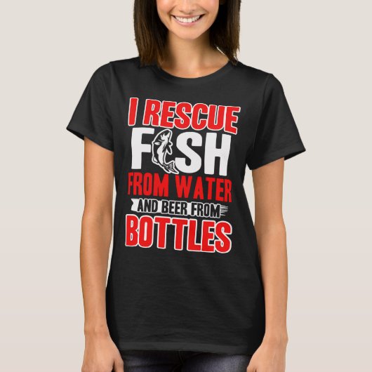 Vissen Vreezen Mij T-shirt (Voorkant)