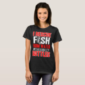 Vissen Vreezen Mij T-shirt (Voorkant volledig)
