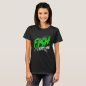 Vissen Vreezen Mij T-shirt (Voorkant volledig)