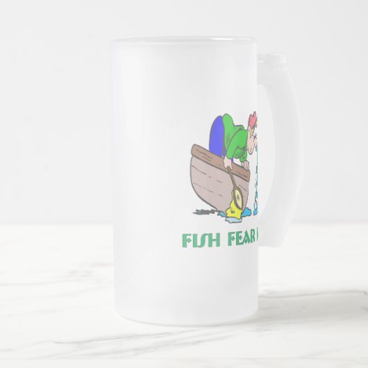 Vissen vrezen me Funny Vist Mok (Voorkant rechts)