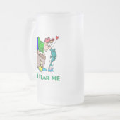 Vissen vrezen me Funny Vist Mok (Voorkant links)