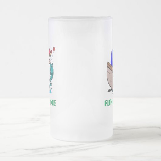 Vissen vrezen me Funny Vist Mok (Center)