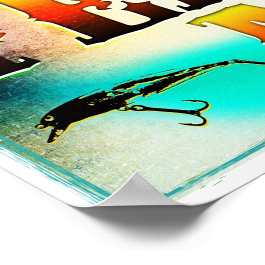 Vissen vrezen me Poster (Hoek)