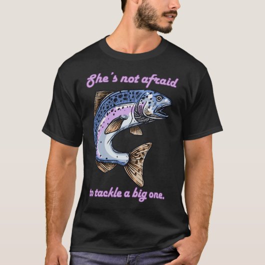 Vissen vrezen me t-shirt (Voorkant)
