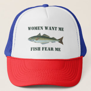 Vissen vrezen me trucker pet