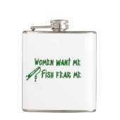 Vissen vrezen me, Vist Fisher Heupfles (Voorkant)