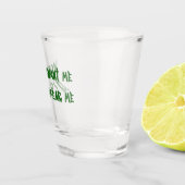Vissen vrezen me, Vist Fisher Shot Glas (Rechts)