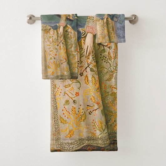  Vissen Vrouw Gothic Classic Bad Handdoek (Insitu)