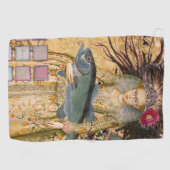  Vissen Vrouw Gothic Classic Golfhanddoek (Horizontaal)