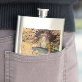  Vissen Vrouw Gothic Classic Heupfles (Voorbeeld)