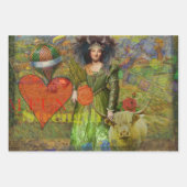  Vissen Vrouw Gothic Classic Inpakpapier Vel (Voorkant 3)