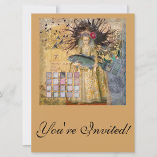 Vissen Vrouw Gothic Classic Kaart